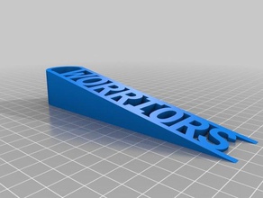 personalizado batente de porta msu worriors office 3d print model - Mito3D