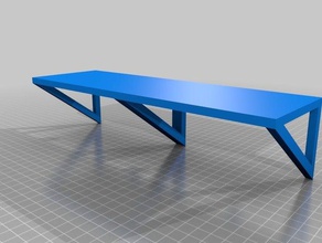 supported shelf 11 35 organization 3d print model - Mito3D