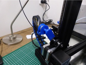 ender 3 adjustable filament guide 3d printer accessories 3d print model - Mito3D