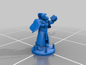 mage human toys games dd figure miniature 3d print model - Mito3D