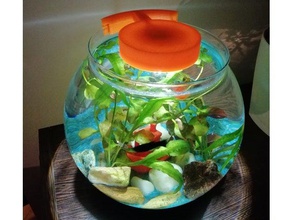 aquarium lamp housing pets bowl led 3d print model - Mito3D