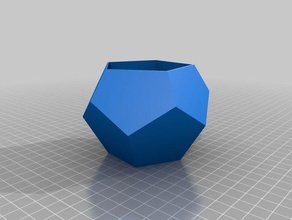 dodecahedron lamp decor customized 3d print model - Mito3D