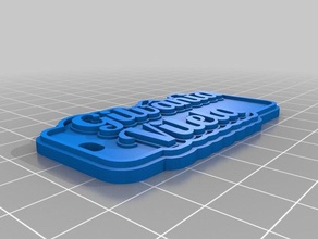 gilv&acircnia vilela llaveros personalizado 3d print model - Mito3D