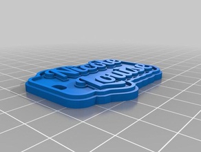 nicole louise keychains customized 3d print model - Mito3D