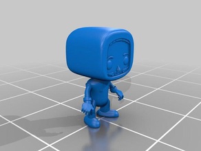 boeing astronaut pop style collectible people space 3d print model - Mito3D