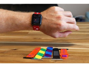 multi-material multi-color flexible Armband - Zubehör 3d-Mode 3d-Drucker Bad-Accessoires display die smartwatch tragbar Handgelenk Armbanduhr 3d print model - Mito3D