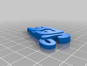 jesse keychain organization customized 3d print model - Mito3D