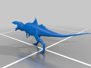 concavonator Tiere Kreidezeit Dinosaurier Abbildung jurassic park world Miniatur 3d print model - Mito3D
