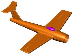 solar plano de rotación al aire libre jardín avión avion jet móvil rotary solaire la luz energía 3d print model - Mito3D