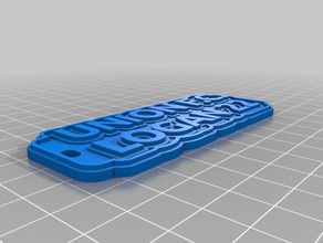 union fc Anahtarlık özelleştirilmiş 3d print model - Mito3D