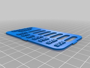 mi slider personalizado recordatorio de tarea hogar 3d print model - Mito3D