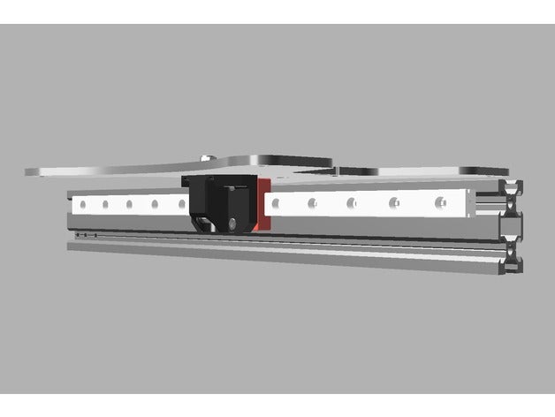 creality ender 3 axis linear rail mod 3d printer parts mgn mgn12c mgn12h 3D print model - Mito3D