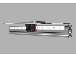 creality ender 3 eje ferroviario lineal mod 3d de la impresora partes rieles lineales gnm mgn12c mgn12h 3d print model - Mito3D