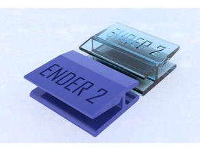 Imprimante 3d ender 2 lit clips de montage du ventilateur compatible accessoires 3d print model - Mito3D