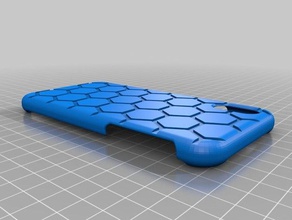remix iphone case honeycomb electronics 10 3d print model - Mito3D