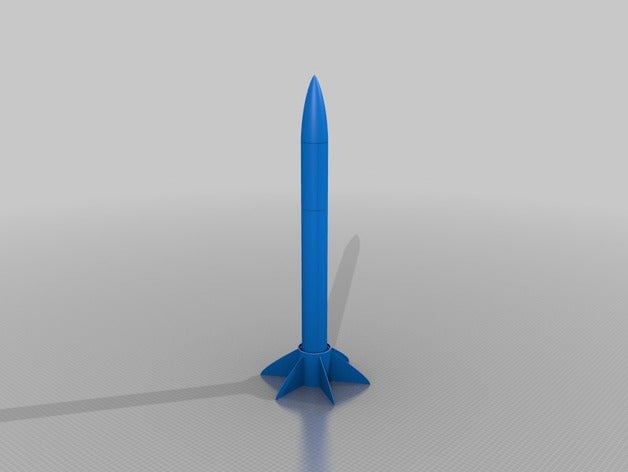 loco cohete hobby personalizado 3D print model - Mito3D