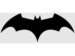 logo de batman arte 3d print model - Mito3D