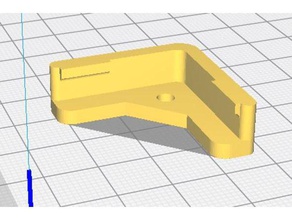 Glas-Bett-Ecke-Inhaber 3d Drucker - Zubehör monoprice makerselect maker plus 3d print model - Mito3D