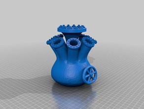 pipe dream vase Dekor 3d print model - Mito3D