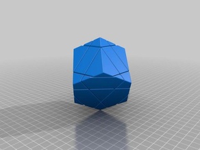 hexagonal prisme 3x3 puzzles personnalisé 3d print model - Mito3D