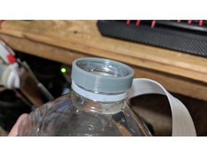 crystal geyser bouchon de la bouteille cuisine à manger geysar le couvercle stread 3d print model - Mito3D