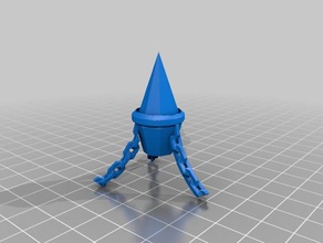 floating chained crystal toys games 3d print model - Mito3D
