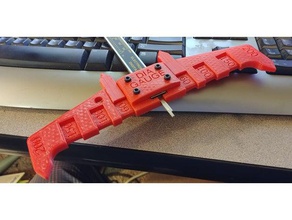 Durchmesser Messen tools radius gauge 3d print model - Mito3D