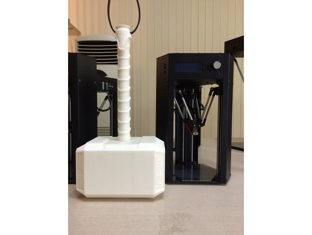 mjolnir - martillo de thor los gadgets 3dmodeling rhea systemrhea 3D print model - Mito3D
