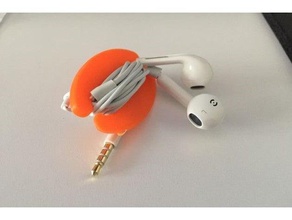 fones de ouvido titular office o cabo suporte do carregamento spool spoolholder 3d print model - Mito3D