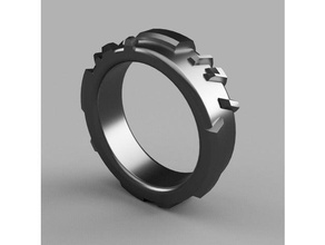 sharp anillo joyería 3d print model - Mito3D
