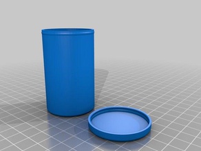 my customized battery tubes very containers 3d print model - Mito3D