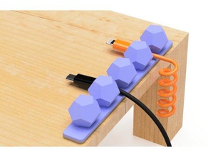 usb cable holder 3d printing 3d print model - Mito3D