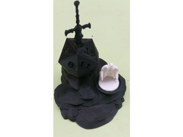 rpg mini écran de base jeux 3D print model - Mito3D