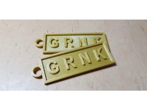 gronkh grnk keychain toys games 3d print model - Mito3D