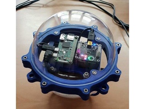 swimming iot satellite electronics 3d print model - Mito3D