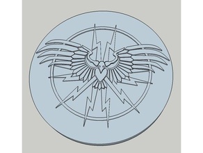 legio tempestus token coins badges 3d print model - Mito3D