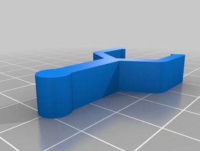 duschhebelsperre bagno 3d print model - Mito3D