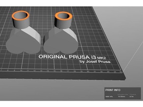 Gardinenstange endet Dekor 3d print model - Mito3D