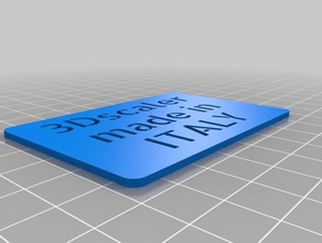 meine angepasste tofs benutzerdefinierte Schablone parametric Zeichen logos 3d print model - Mito3D
