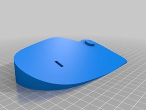 elecom enorme wireless trackball mouse ergonomico stand computer la moneta ergonomia ufficio 3d print model - Mito3D