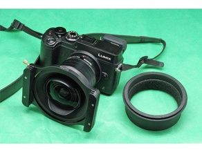 lens filter adaptor &oslash62mm haida square holder 100mm camera dslr adapter photography 3d print model - Mito3D
