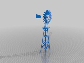 el molino de viento 3d la impresión granja hormigas naturaleza 3d print model - Mito3D