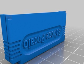 gaboze pocaio cartridge battery cover video games 3d print model - Mito3D