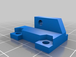 endstop mount p3steel 3d printing 3d print model - Mito3D