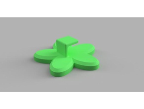 flowershaped wall hook household supplies 3d print model - Mito3D