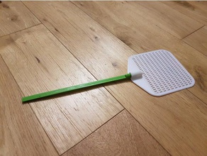 stick fly swatter household 8mm mouche tapette 3d print model - Mito3D