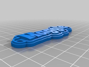 maggie 14 keychain keychains customized 3d print model - Mito3D