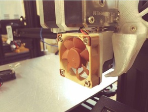 e3d v6 40mm fan duct printer parts 3d print model - Mito3D