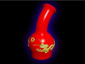 double dragon waterpipe household 3d print model - Mito3D