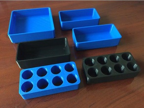 toolbox bins er20 Spannzangen-Einsätze Inhaber - Boxen cnc ebcnc er-20 grimsmo nyccnc schaller smw tormach 3d print model - Mito3D